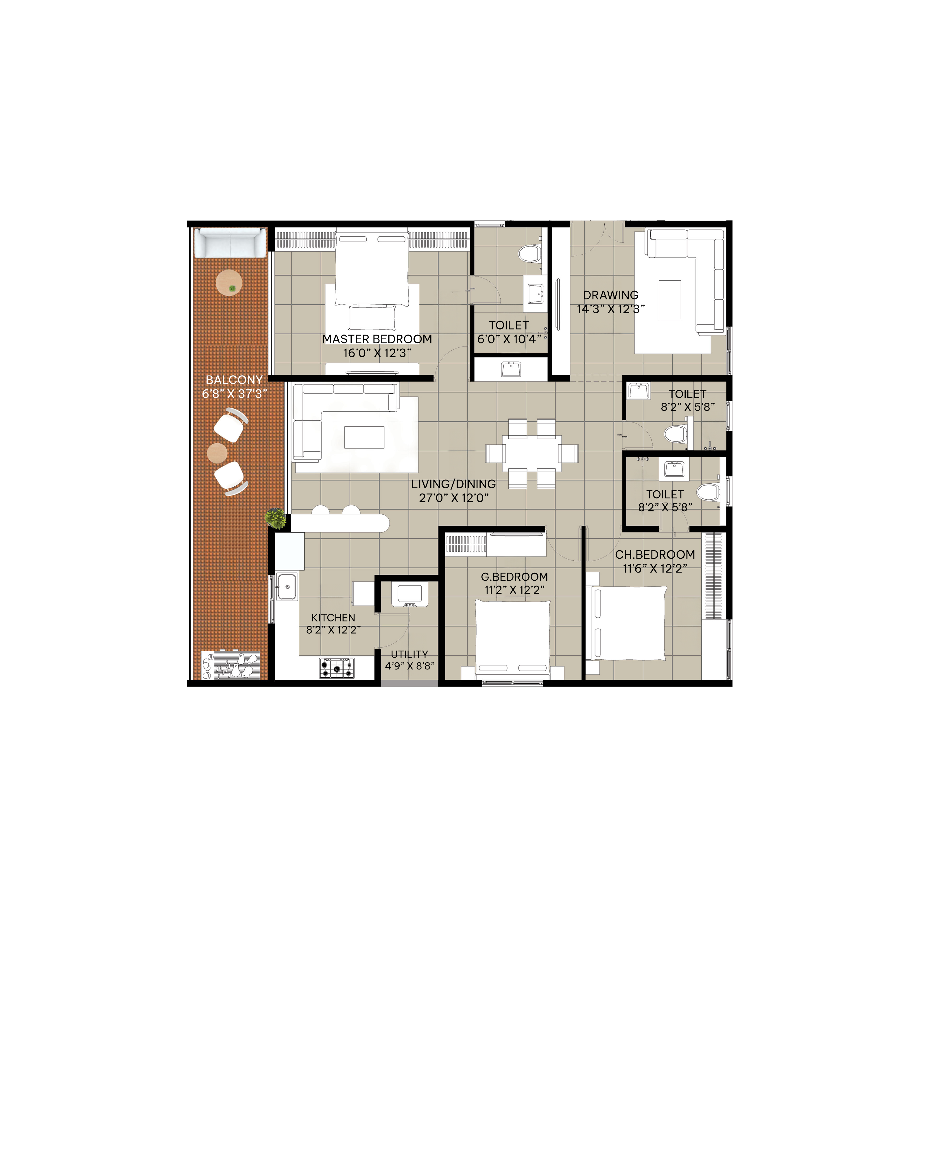 3 Bedrooms Bedrooms, ,3 BathroomsBathrooms,Apartment,Available Floor Plans,1620