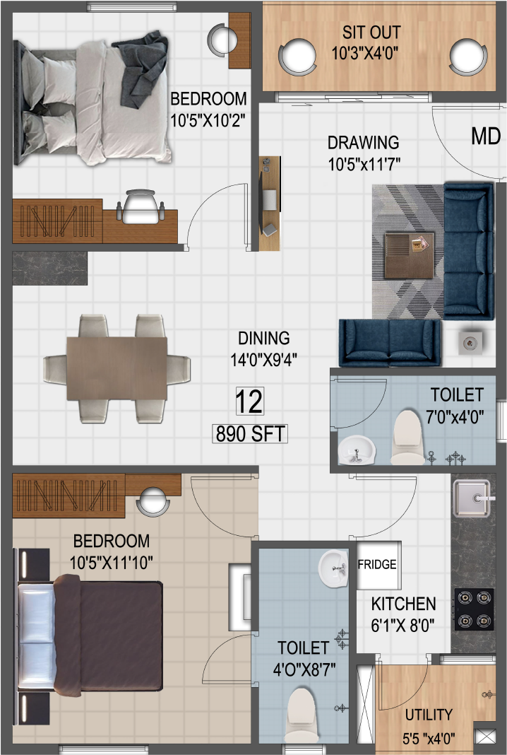 2 Bedrooms Bedrooms, ,2 BathroomsBathrooms,Apartment,Available Floor Plans,a040I00002IRZDKQA5