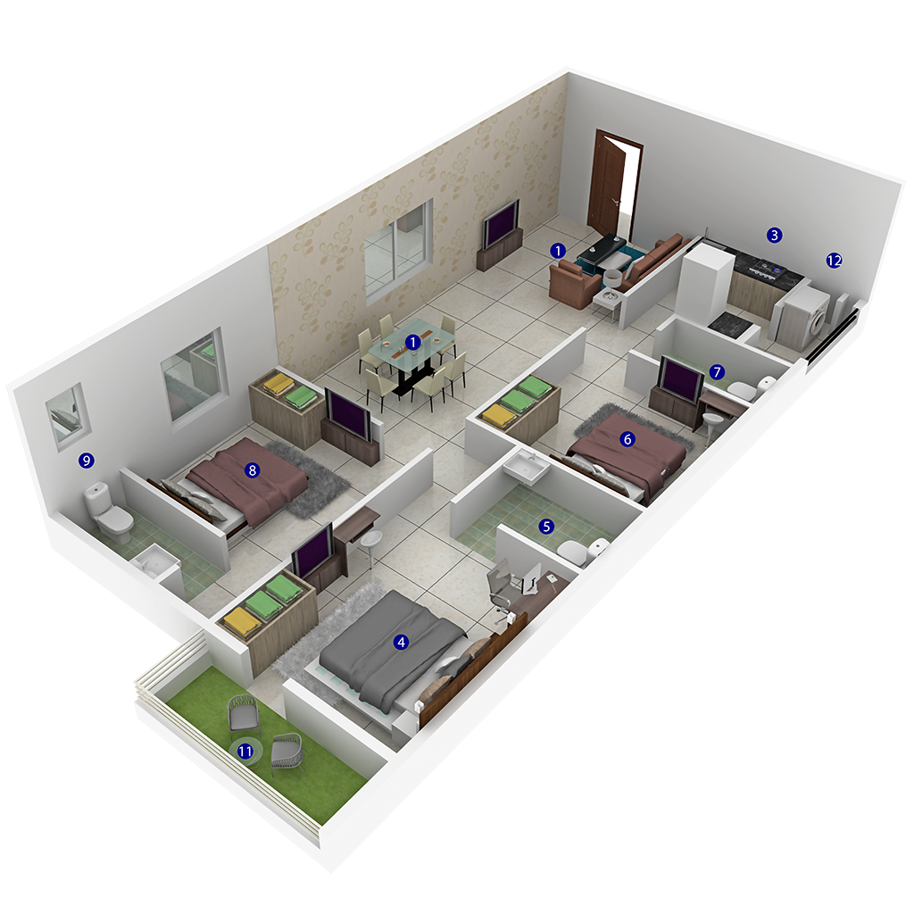 3 Bedrooms Bedrooms, ,3 BathroomsBathrooms,Apartment,Available Floor Plans,a0428000012kEhPAAU