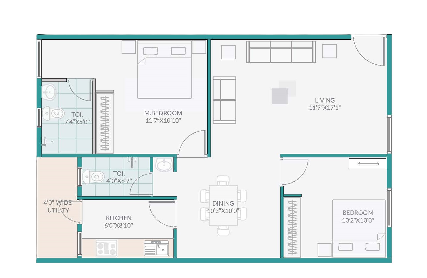 2 Bedrooms Bedrooms, ,2 BathroomsBathrooms,Apartment,Available Floor Plans,1634