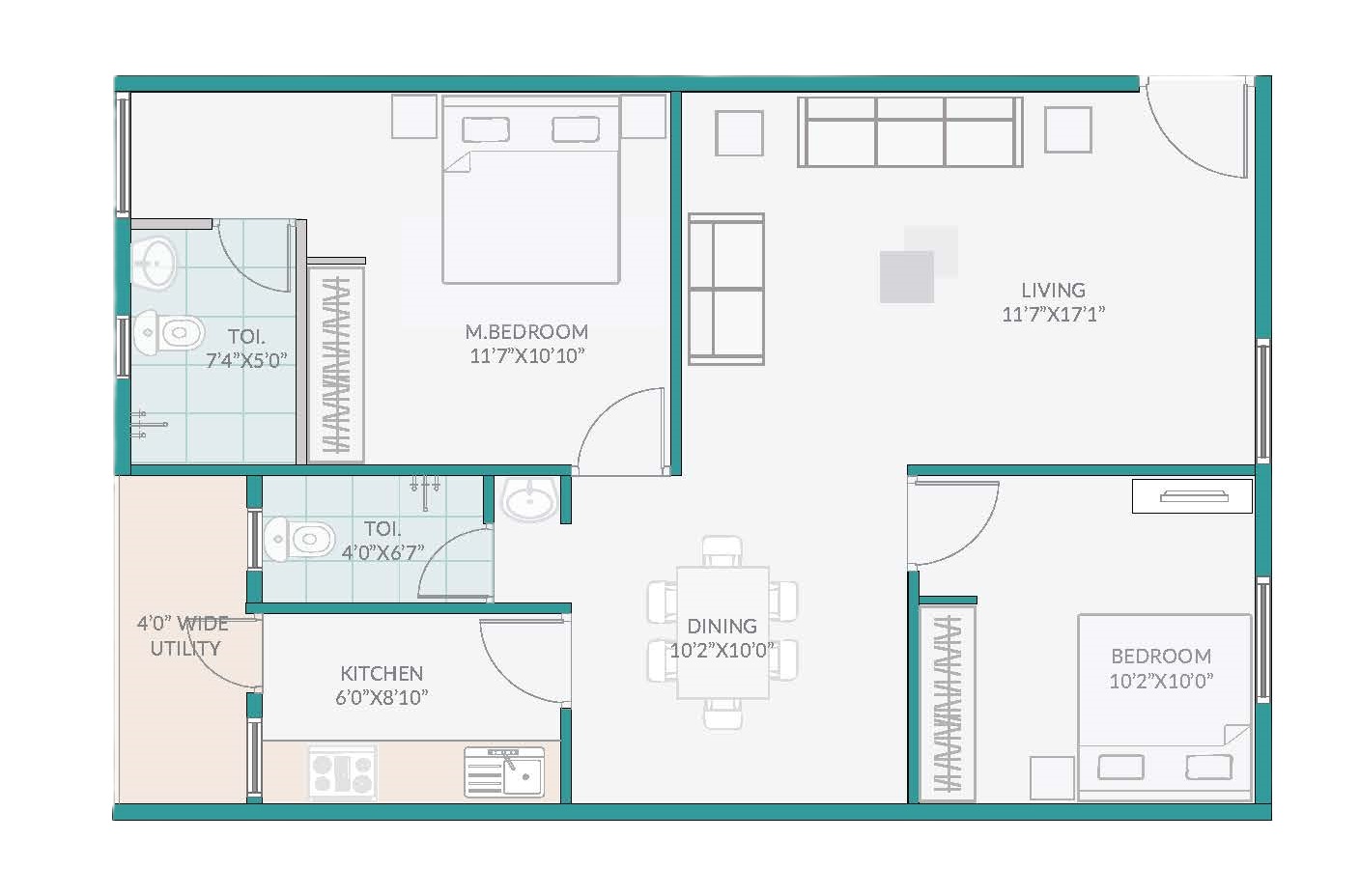 2 Bedrooms Bedrooms, ,2 BathroomsBathrooms,Apartment,Available Floor Plans,1631