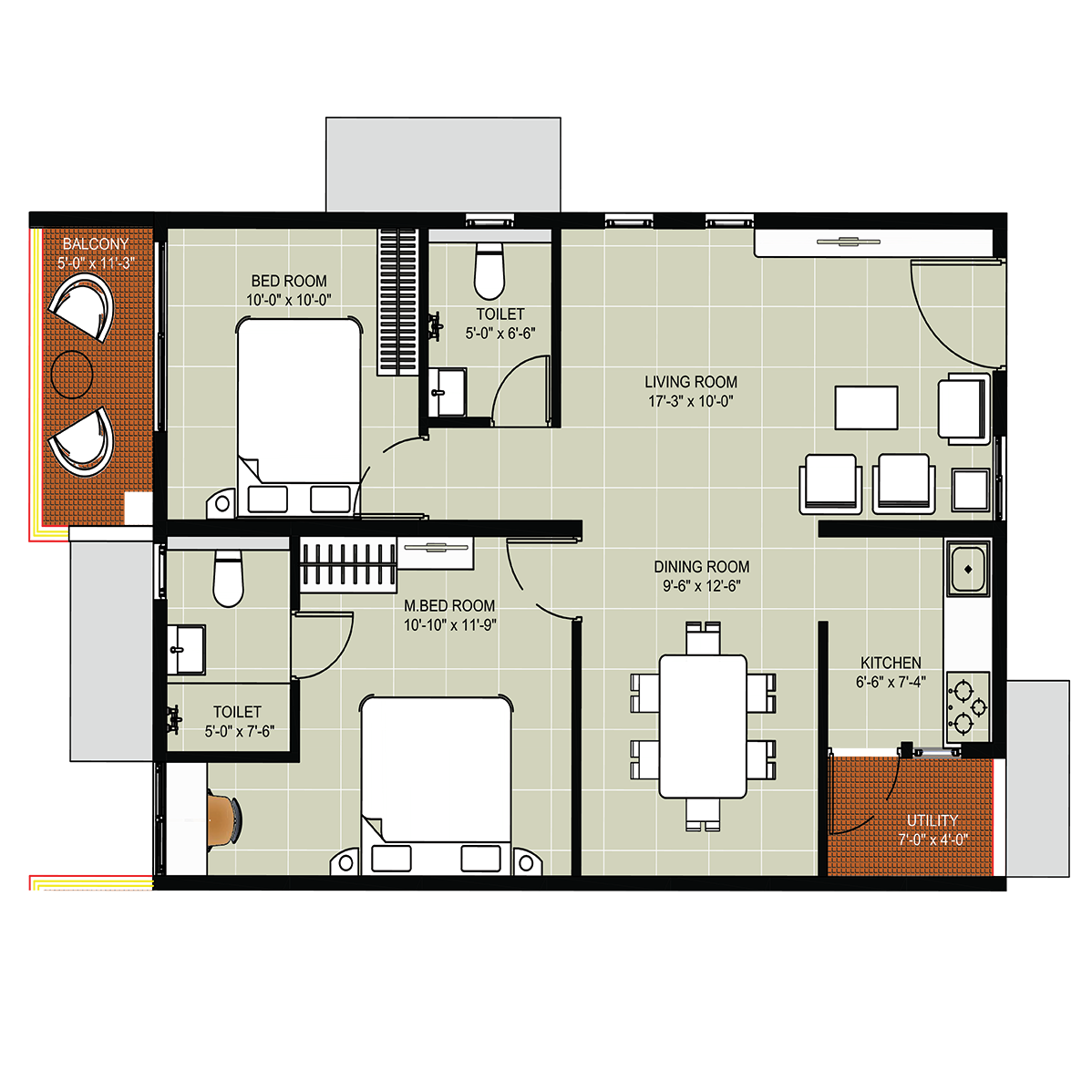 2 Bedrooms Bedrooms, ,2 BathroomsBathrooms,Apartment,Available Floor Plans,1561