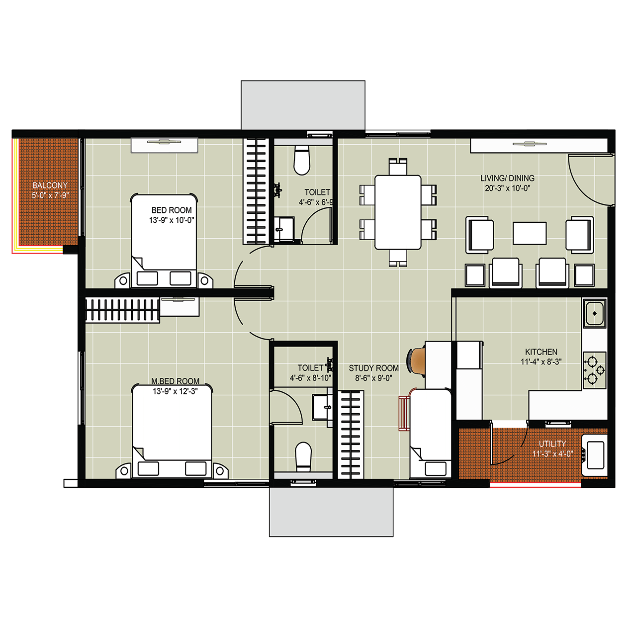 2.5 Bedrooms Bedrooms, ,2 BathroomsBathrooms,Apartment,Available Floor Plans,1566