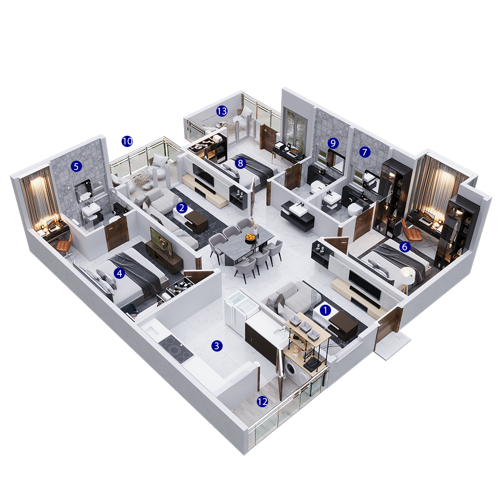 3 Bedrooms Bedrooms, ,3 BathroomsBathrooms,Apartment,Available Floor Plans,1552